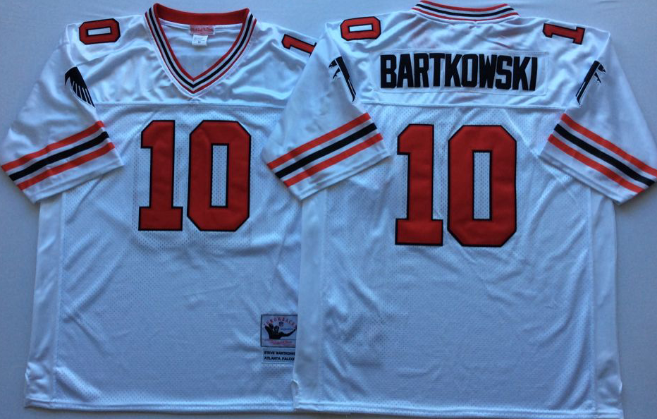 NCAA Men Atlanta Falcons White #10 BARTKOWSKI